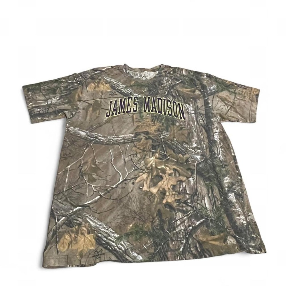 Realtree camo James Madison University t-shirt